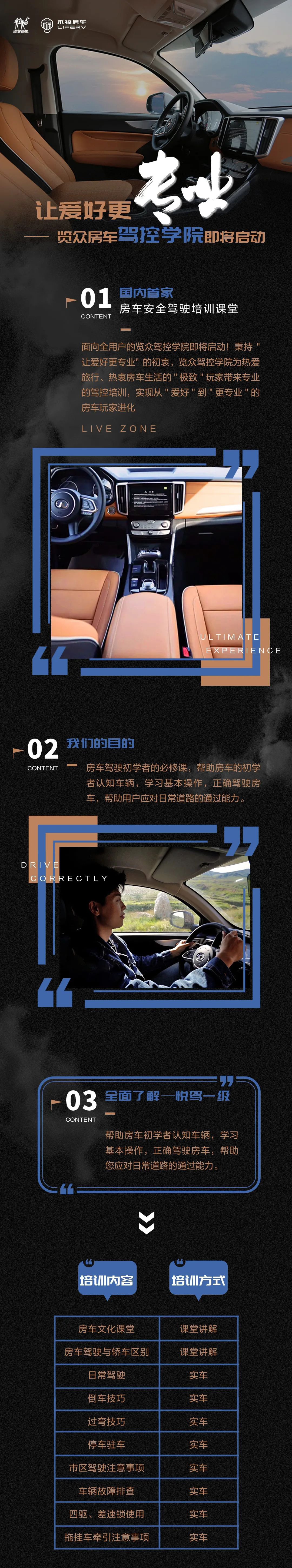 讓愛好更專業(yè)！覽眾房車駕控學(xué)院即將啟動